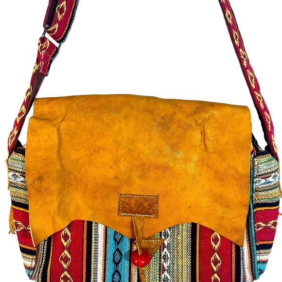 VINTAGE Lovely Boho Bag - Picture 3 of 10